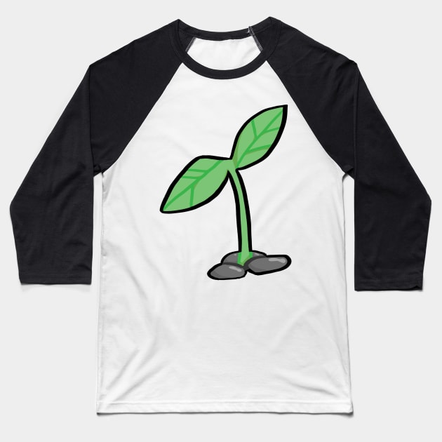 Tiny Sprout Baseball T-Shirt by Clairosene